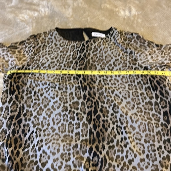 🐆Calvin Klein🐆 Leopard, long sleeve tunic - Picture 9 of 12